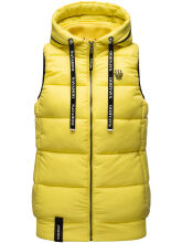 Navahoo Kassidy Damen &Uuml;bergangs Weste Steppweste Lemon XS - Gr. 34