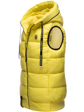 Navahoo Kassidy Damen &Uuml;bergangs Weste Steppweste Lemon XS - Gr. 34