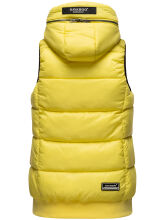 Navahoo Kassidy Damen &Uuml;bergangs Weste Steppweste Lemon XS - Gr. 34