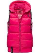 Navahoo Kassidy Damen &Uuml;bergangs Weste Steppweste Pink S - Gr. 36
