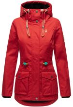 Marikoo Damen Outdoor wasserabweisende Übergangsjacke - Cherry-Gr.XS