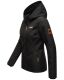 Marikoo Brombeere Damen Übergansjacke Frühlings Jacke Schwarz-Gr.XS