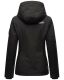 Marikoo Brombeere Damen Übergansjacke Frühlings Jacke Schwarz-Gr.XS