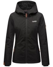 Marikoo Brombeere Damen Übergangsjacke Frühlings Jacke Schwarz-Gr.S