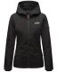 Marikoo Brombeere Damen Übergangsjacke Frühlings Jacke Schwarz-Gr.M