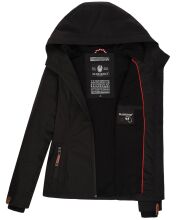 Marikoo Brombeere Damen Übergangsjacke Frühlings Jacke Schwarz-Gr.L