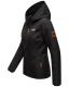 Marikoo Brombeere Damen Übergangsjacke Frühlings Jacke Schwarz-Gr.XL