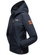 Marikoo Brombeere Damen Übergangsjacke Frühlings Jacke Navy-Gr.M