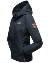 Marikoo Brombeere Damen Übergansjacke Frühlings Jacke Navy-Gr.M