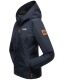 Marikoo Brombeere Damen Übergangsjacke Frühlings Jacke Navy-Gr.M