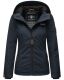 Marikoo Brombeere Damen Übergansjacke Frühlings Jacke Navy-Gr.M