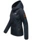 Marikoo Brombeere Damen Übergansjacke Frühlings Jacke Navy-Gr.M