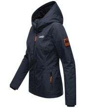 Marikoo Brombeere Damen Übergangsjacke Frühlings Jacke Navy-Gr.L