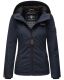 Marikoo Brombeere Damen Übergangsjacke Frühlings Jacke Navy-Gr.L