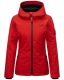 Marikoo Brombeere Damen Übergangsjacke Frühlings Jacke Rot-Gr.XS