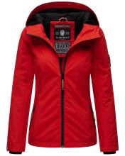 Marikoo Brombeere Damen &Uuml;bergangsjacke Fr&uuml;hlings Jacke Rot-Gr.L