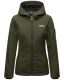 Marikoo Brombeere Damen Übergangsjacke Frühlings Jacke Olive-Gr.S