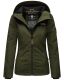 Marikoo Brombeere Damen Übergansjacke Frühlings Jacke Olive-Gr.S