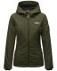 Marikoo Brombeere Damen Übergansjacke Frühlings Jacke Olive-Gr.S