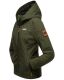 Marikoo Brombeere Damen Übergansjacke Frühlings Jacke Olive-Gr.M