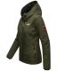 Marikoo Brombeere Damen Übergangsjacke Frühlings Jacke Olive-Gr.L