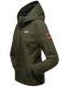 Marikoo Brombeere Damen Übergangsjacke Frühlings Jacke Olive-Gr.L