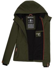 Marikoo Brombeere Damen Übergangsjacke Frühlings Jacke Olive-Gr.XXL
