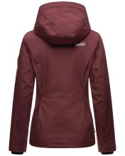 Marikoo Brombeere Damen &Uuml;bergangsjacke Fr&uuml;hlings Jacke Weinrot-Gr.M
