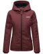 Marikoo Brombeere Damen Übergansjacke Frühlings Jacke Weinrot-Gr.M