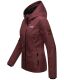 Marikoo Brombeere Damen Übergansjacke Frühlings Jacke Weinrot-Gr.M