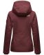 Marikoo Brombeere Damen Übergansjacke Frühlings Jacke Weinrot-Gr.M