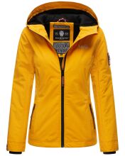Marikoo Brombeere Damen &Uuml;bergangsjacke Fr&uuml;hlings Jacke Gelb-Gr.XS