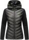 Navahoo Nimm mich mit Womens Fleece Hybrid Jacket Trekking Schwarz-Gr.S