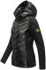 Navahoo Nimm mich mit Womens Fleece Hybrid Jacket Trekking Schwarz-Gr.S