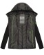 Navahoo Nimm mich mit Damen Fleece Hybrid Jacke Trekking Wanderjacke Schwarz-Gr.XL