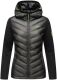 Navahoo Nimm mich mit Damen Fleece Hybrid Jacke Trekking Wanderjacke Schwarz-Gr.XXL