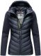 Navahoo Nimm mich mit Damen Fleece Hybrid Jacke Trekking Wanderjacke Navy-Gr.M