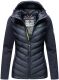 Navahoo Nimm mich mit Damen Fleece Hybrid Jacke Trekking Wanderjacke Navy-Gr.L