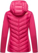 Navahoo Nimm mich mit Damen Fleece Hybrid Jacke Trekking Wanderjacke Pink-Gr.S