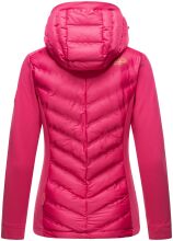 Navahoo Nimm mich mit Damen Fleece Hybrid Jacke Trekking Wanderjacke Pink-Gr.M