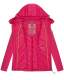 Navahoo Nimm mich mit Damen Fleece Hybrid Jacke Trekking Wanderjacke Pink-Gr.L