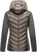 Navahoo Nimm mich mit Womens Fleece Hybrid Jacket Trekking Dunkelgrau-Gr.S