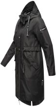 Navahoo Josinaa ladies spring jacket light coat with hood - Black-Gr.XS