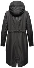 Navahoo Josinaa ladies spring jacket light coat with hood - Black-Gr.XS