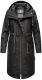 Navahoo Josinaa ladies spring jacket light coat with hood - Black-Gr.XS