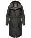 Navahoo Josinaa ladies spring jacket light coat with hood - Anthracite-Gr.XS