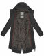 Navahoo Josinaa ladies spring jacket light coat with hood - Anthracite-Gr.XS