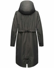 Navahoo Josinaa ladies spring jacket light coat with hood - Anthracite-Gr.S