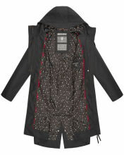 Navahoo Josinaa ladies spring jacket light coat with hood - Anthracite-Gr.S