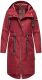 Navahoo Josinaa ladies spring jacket light coat with hood - Bordeaux-Gr.XS